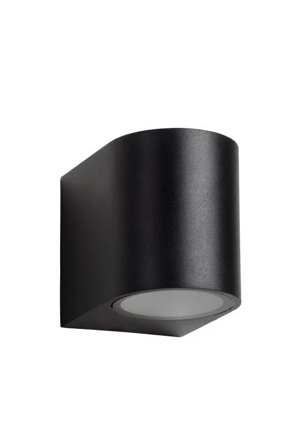 Lucide ZORA-LED - Wall spotlight Outdoor - LED Dim. - GU10 - 1x5W 3000K - IP44 - Black - off